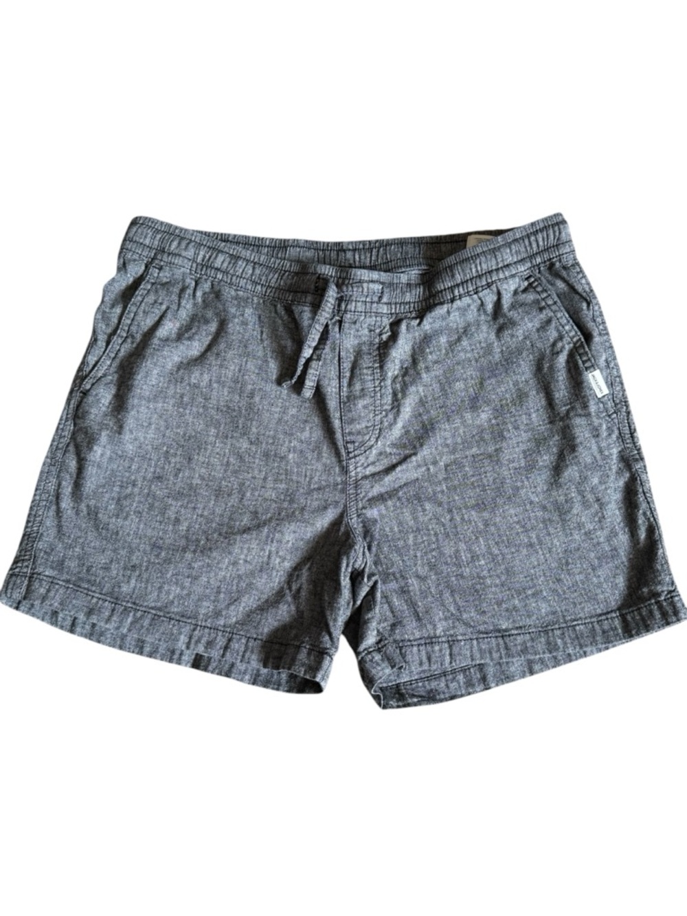 Jack & Jones Women’s Black Wash Linen Blend Drawstring Shorts. Size Large